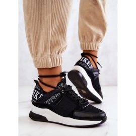 Vinceza Deportivas Deportivas Con Cuña Negras Lorey negro 3