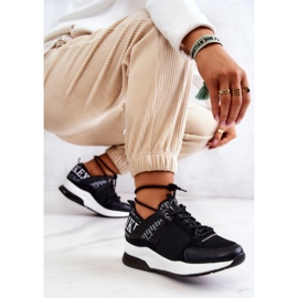 Vinceza Deportivas Deportivas Con Cuña Negras Lorey negro 6