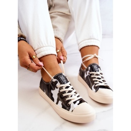 Zapatillas Mujer Material Camo Big Star JJ274237 Blanco-Gris 7