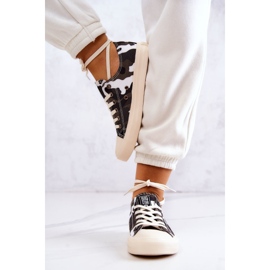 Zapatillas Mujer Material Camo Big Star JJ274237 Blanco-Gris 4