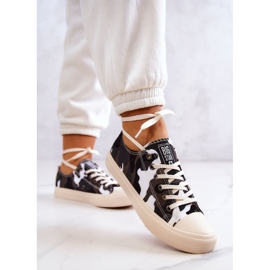 Zapatillas Mujer Material Camo Big Star JJ274237 Blanco-Gris 5