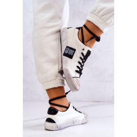Zapatillas Mujer Big Star JJ274350 Zapatillas Blancas y Negras blanco negro 5