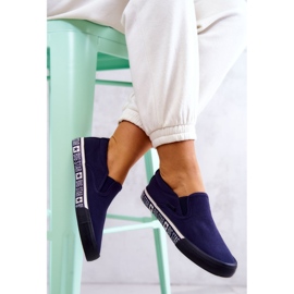 Sneakers Mujer Slip-on Big Star HH274011 Azul marino 7