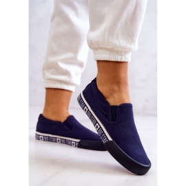 Sneakers Mujer Slip-on Big Star HH274011 Azul marino 3