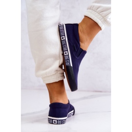 Sneakers Mujer Slip-on Big Star HH274011 Azul marino 4