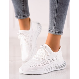 TRENDI Zapatillas Textiles Blancas blanco 1