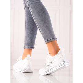 TRENDI Zapatillas Textiles Blancas blanco 2