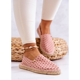 Alpargatas Mujer Lunares Big Star JJ274869 Rosa rosado 5