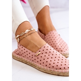 Alpargatas Mujer Lunares Big Star JJ274869 Rosa rosado 8