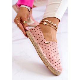 Alpargatas Mujer Lunares Big Star JJ274869 Rosa rosado 3