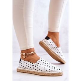 Alpargatas Mujer Con Lunares Big Star JJ274870 Blanco 3