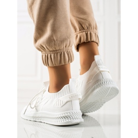 TRENDI Calzado deportivo de moda blanco 3