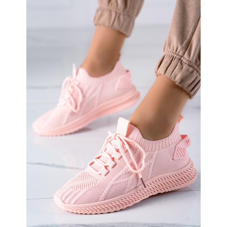 TRENDI Calzado deportivo de moda rosado 1
