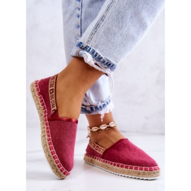 Alpargatas slip-on Big Star JJ274880 Rosa oscuro rosado 2