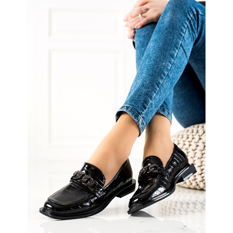 S. BARSKI Mocasines S.BARSKI elegantes negro 2