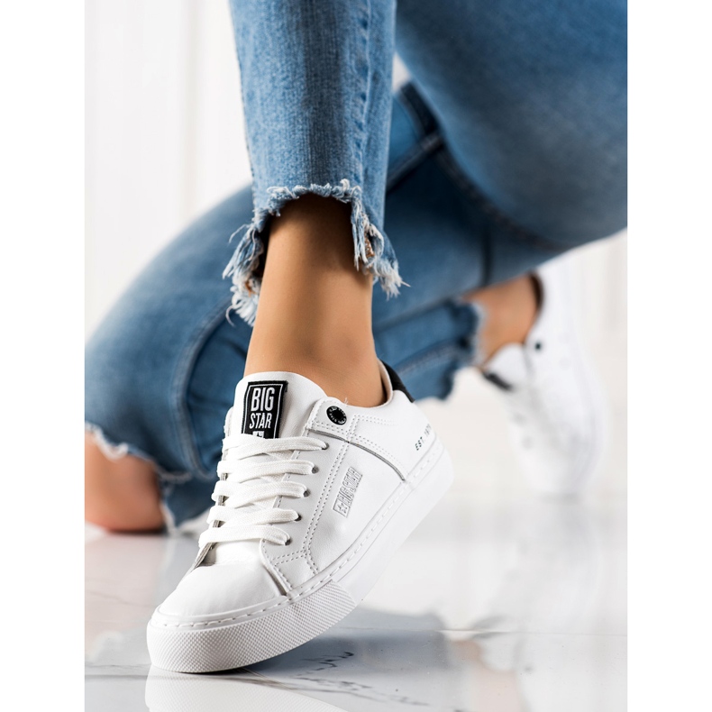 Zapatillas de mujer Big Star JJ274211 blanco 1