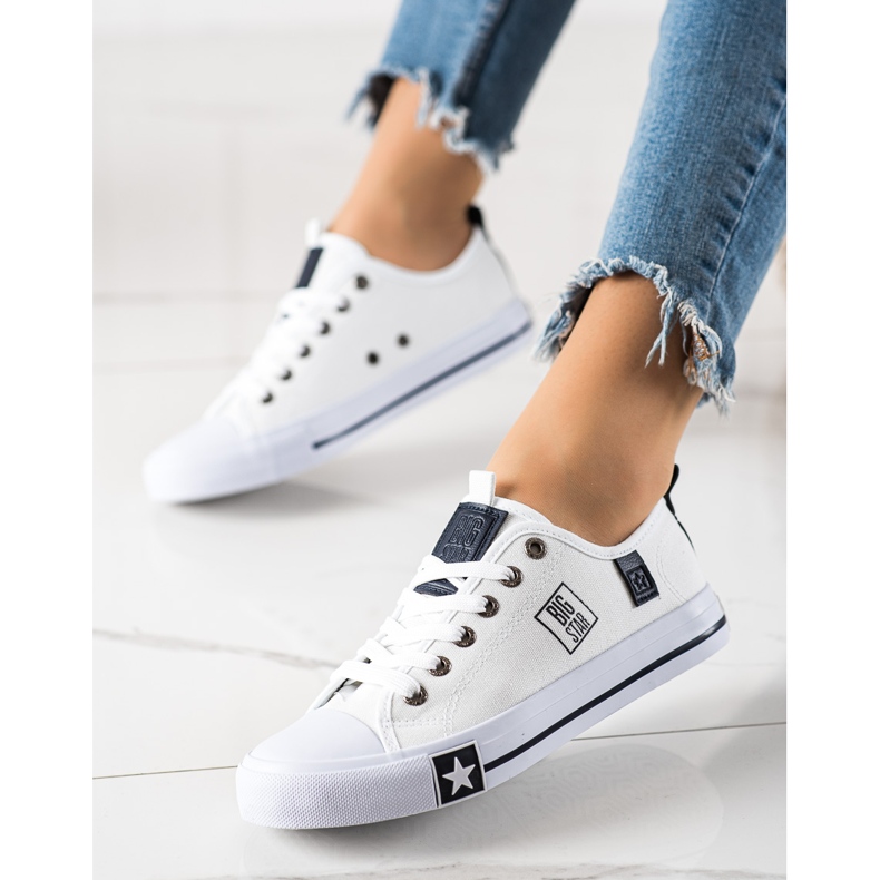 Zapatillas de mujer Big Star JJ274255 blanco 1