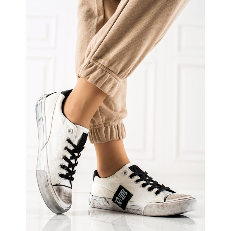 Zapatillas Big Star para mujer JJ274350 blanco 1