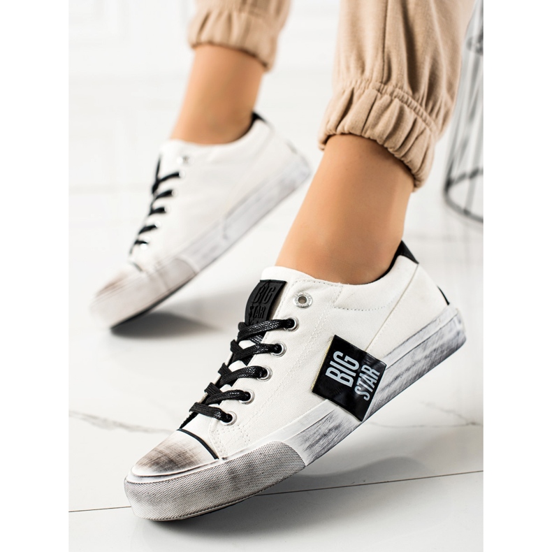 Zapatillas Big Star para mujer JJ274350 blanco 2