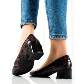 Zapatos casuales Sergio Leone negro rojo 3