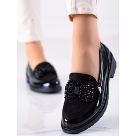 S. BARSKI Zapatos con lazo decorativo S.BARSKI negro 2