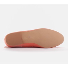 Marco Shoes Bailarinas de mujer con perforaciones en la parte superior rojo 6