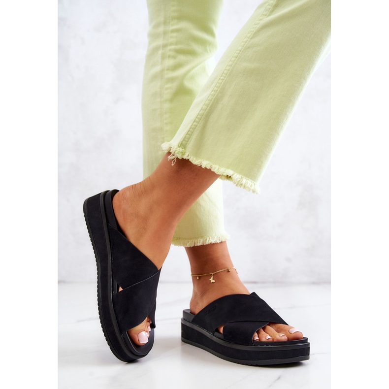 Pantuflas Mujer Big Star JJ274721 Negro 2