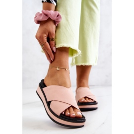 Pantuflas Mujer Big Star JJ274722 Rosa rosado 1