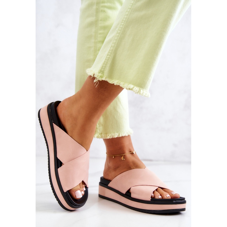 Pantuflas Mujer Big Star JJ274722 Rosa 2