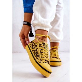 Zapatillas Mujer Pantera Big Star JJ274616 Amarillo 2