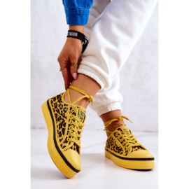 Zapatillas Mujer Pantera Big Star JJ274616 Amarillo 3