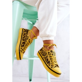 Zapatillas Mujer Pantera Big Star JJ274616 Amarillo 8