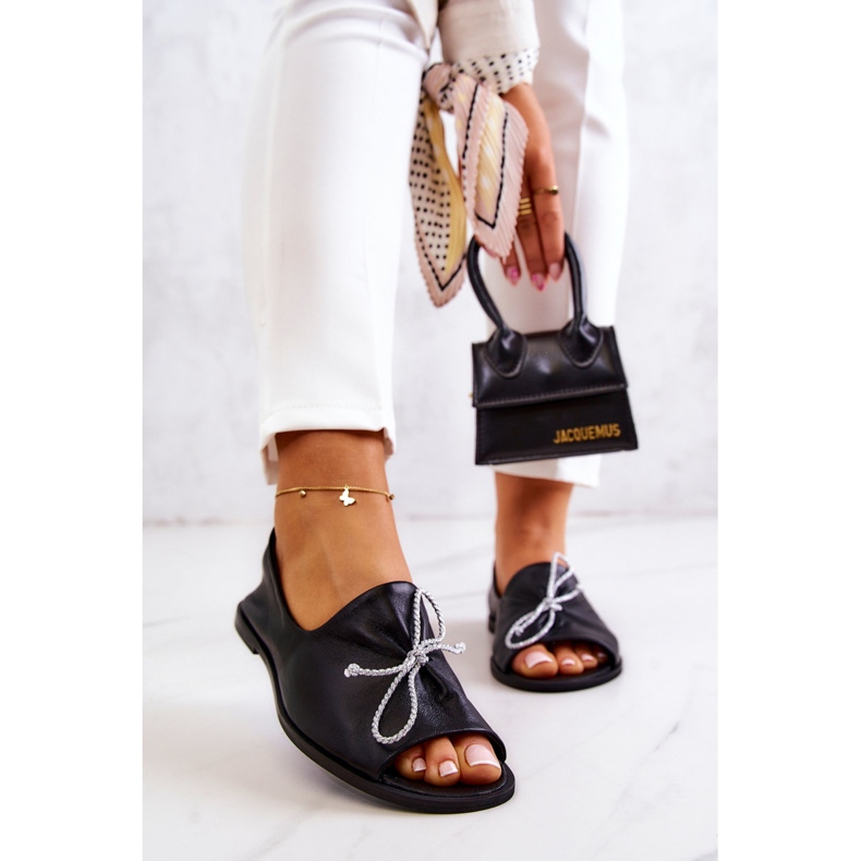 Bailarinas Mujer en Piel Nicole 2660/001 Negro 2