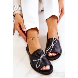 Bailarinas Mujer en Piel Nicole 2660/001 Negro 6