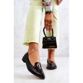 Mocasines Mujer Lacados Lordsy Nicole 2712/035 Negro 1