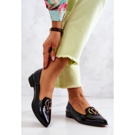 Mocasines Mujer Lacados Lordsy Nicole 2712/035 Negro 2