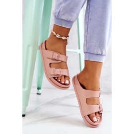 S.Barski Zapatillas De Goma Con Hebilla Rosa Corina rosado 8