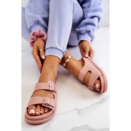 S.Barski Zapatillas De Goma Con Hebilla Rosa Corina rosado 6