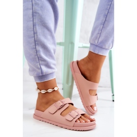 S.Barski Zapatillas De Goma Con Hebilla Rosa Corina rosado 11