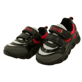 ADI Sports Shoes LED Glowing Velcro News 22DZ32-4836 Gris negro 2