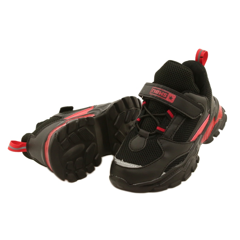 Sports Boys 'Boys' Velcro News 22DZ32-4932 Czarne-Czerwone negro 3 Sports Boys 'Boys' Velcro News 22DZ32-4932 Czarne-Czerwone negro 3
