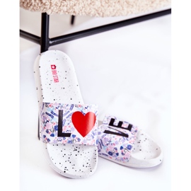 Pantuflas de Mujer Big Star Love White DD274A256 blanco 7