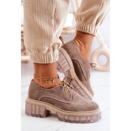 Mocasines Moda Ante Beige Lauriss 6
