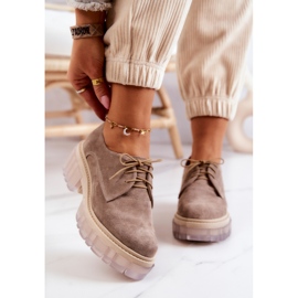 Mocasines Moda Ante Beige Lauriss 3