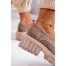 Mocasines Moda Ante Beige Lauriss 8
