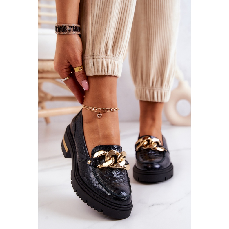 PA2 Mocasines Mujer Mocasines Piel Negro Mollie 2