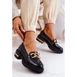 PA2 Mocasines Mujer Mocasines Piel Negro Mollie 5