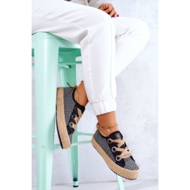 Sneakers Mujer Trenzadas Big Star JJ274393 Negro beige 6