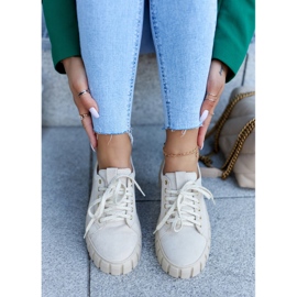 Lewski Shoes Zapatos Ante Zapatos Lewski 3163 Beige claro 4