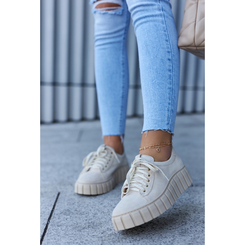 Lewski Shoes Zapatos Ante Zapatos Lewski 3163 Beige claro 1